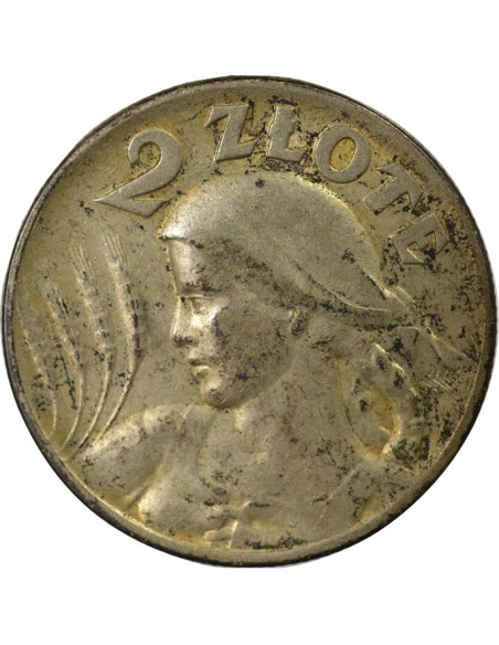 Pologne 2 Zlote Argent - 1925 Philadelphie 2 zlote Argent 1925 Philadelphie