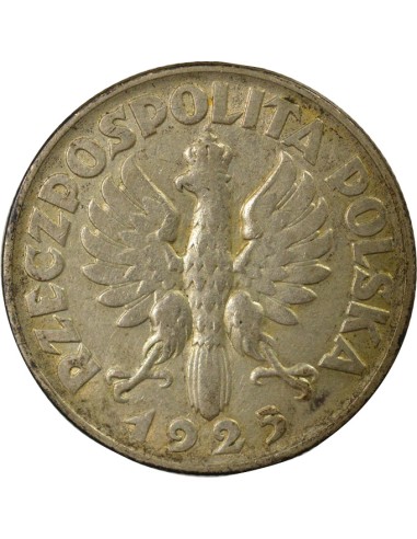 Pologne 2 Zlote Argent - 1925 Philadelphie 2 zlote Argent 1925 Philadelphie
