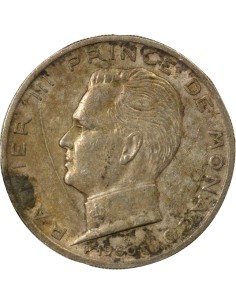 Monaco Rainier III de Monaco Rainier III - 5 Francs Argent - 1960 Paris 5 francs Argent 1960 A Paris 2