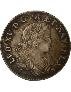 Louis XV France-Navarre 20 sols Argent 1719 A - Paris 2