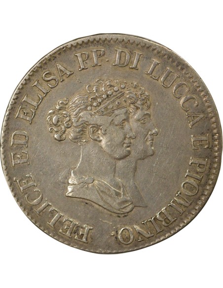 Felix & Elise - 5 Franchi Argent - 1805 Florence 5 franchi Argent 1805 Florence