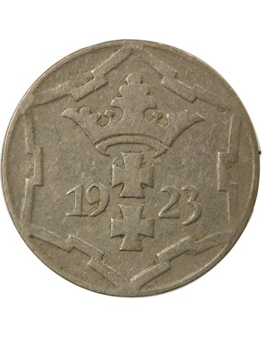 Pologne Dantzig - 10 Pfennige - 1923 10 pfennige Cupronickel 1923