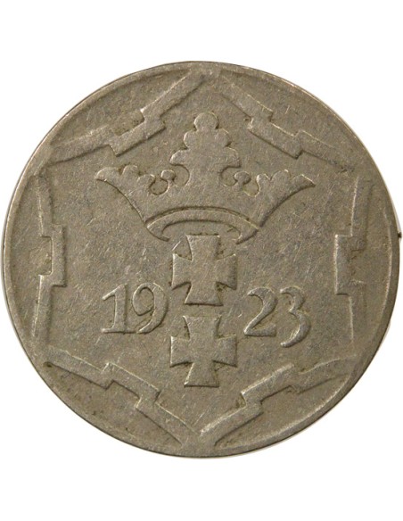 Pologne Dantzig - 10 Pfennige - 1923 10 pfennige Cupronickel 1923