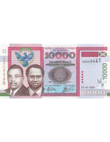 Burundi 10000 Francs - 2004 - P.43 10000 francs 2004