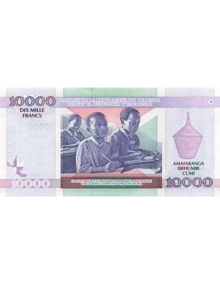 Burundi 10000 Francs - 2004 - P.43 10000 francs 2004