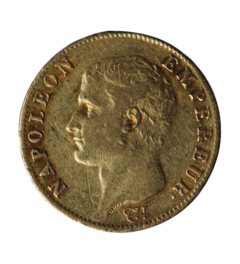 NAPOLEON Ier﻿ - 20 FRANCS OR 1806 A PARIS﻿ "Calendrier grégorien"