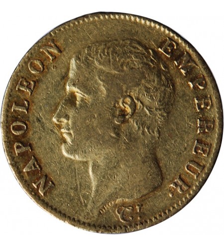 NAPOLEON Ier﻿ - 20 FRANCS OR 1806 A PARIS﻿ "Calendrier grégorien"