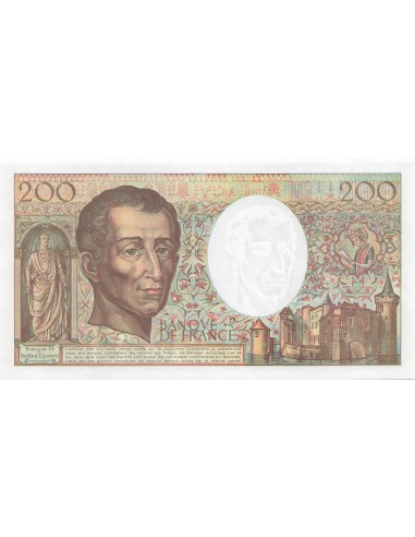 200 Francs - Montesquieu - 1992 - Série J.136 200 francs 1992