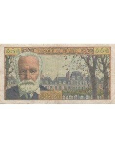 Victor Hugo 5 NF - Victor Hugo - 15-10-1959 - Série X.18 5 nf 1959 2