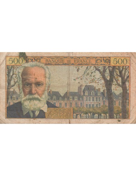 Victor Hugo 500 Francs - Victor Hugo - 02-09-1954 - Série S.31 500 francs 1954