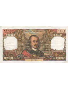 100 Francs - Corneille - 02-06-1966 - Série U.168 100 francs 1966