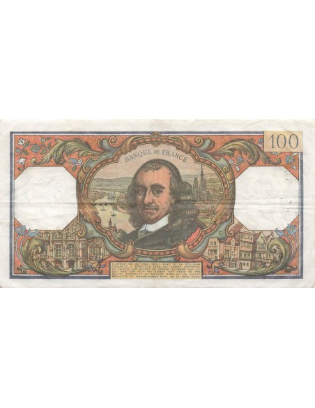 100 Francs - Corneille - 02-06-1966 - Série U.168 100 francs 1966