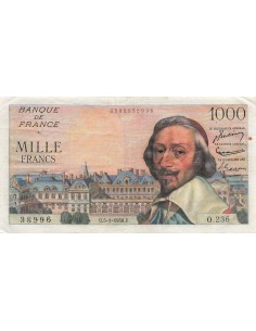 1000 Francs Richelieu - 05-01-1956 - Série O.236 1000 francs 1956