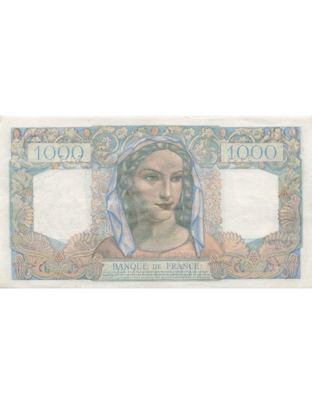 1000 Francs - Minerve et Hercule - 23-08-1945 - Série E.117 1000 francs 1945