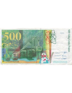 500 Francs - Pierre et Marie Curie - 1994 - Série L.023 500 francs 1998 2