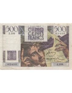 500 Francs - Chateaubriand - 13-05-1948 - Série Z.108 500 francs 1948