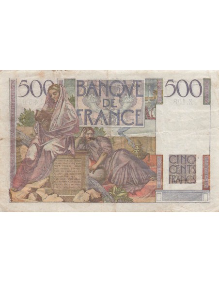500 Francs - Chateaubriand - 13-05-1948 - Série Z.108 500 francs 1948