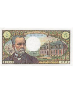 5 Francs Pasteur - 04-09-1969 - Série M.114 5 francs 1969