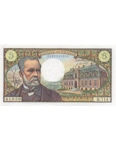 5 Francs Pasteur - 04-09-1969 - Série M.114 5 francs 1969