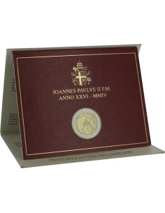 Vatican 2 Euros Commémorative 2004  - Fondation de l'Etat du Vatican 2 euros Bimétal 2004