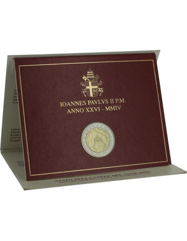 Vatican 2 Euros Commémorative 2004  - Fondation de l'Etat du Vatican 2 euros Bimétal 2004
