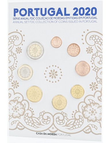 Portugal Série FDC Euro 2020 - Portugal - Broderie de Madère 2020