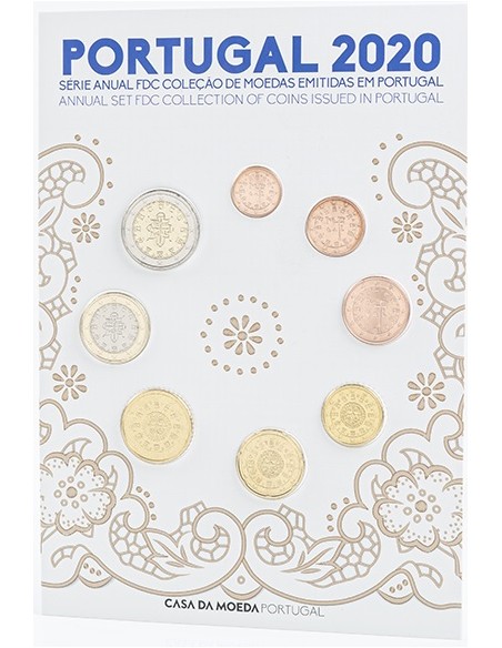 Portugal Série FDC Euro 2020 - Portugal - Broderie de Madère 2020