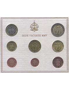 Vatican Coffret BU Euro VATICAN 2005 - Siège Vacant 2005 2