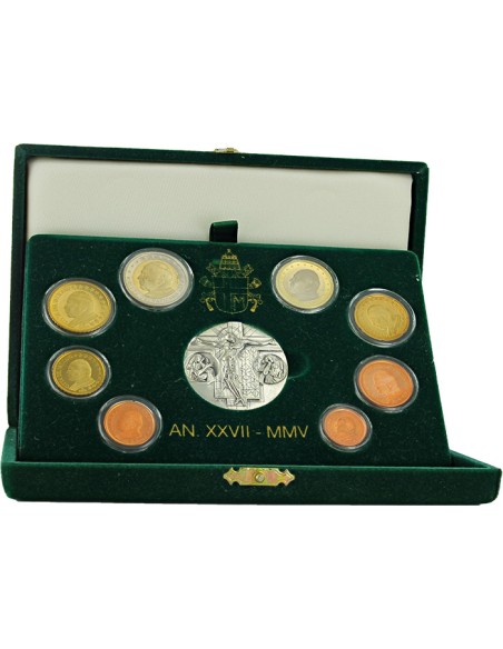 Vatican Coffret BE Euro VATICAN 2005 - Jean Paul II 2005