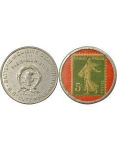 Batterie Cuisine G. Carpentier 5 centimes Aluminium A Paris
