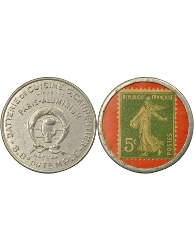 Batterie Cuisine G. Carpentier 5 centimes Aluminium A Paris