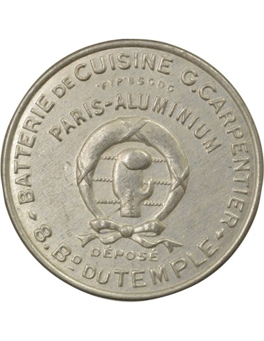 Batterie Cuisine G. Carpentier 5 centimes Aluminium A Paris