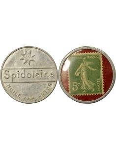 Spidoléine 5 centimes Aluminium A Paris