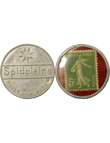 Spidoléine 5 centimes Aluminium A Paris