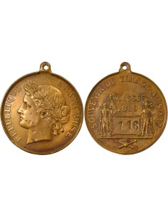 Souvenir du Tirage au Sort 1 médaille Cuivre 1889