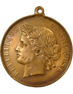 Souvenir du Tirage au Sort 1 médaille Cuivre 1889 2