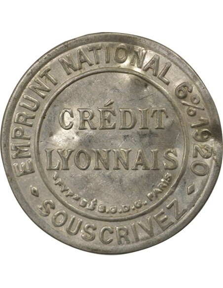 Crédit Lyonnais 5 centimes Aluminium A Paris