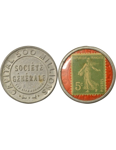 Timbre Monnaie - 5 Centimes