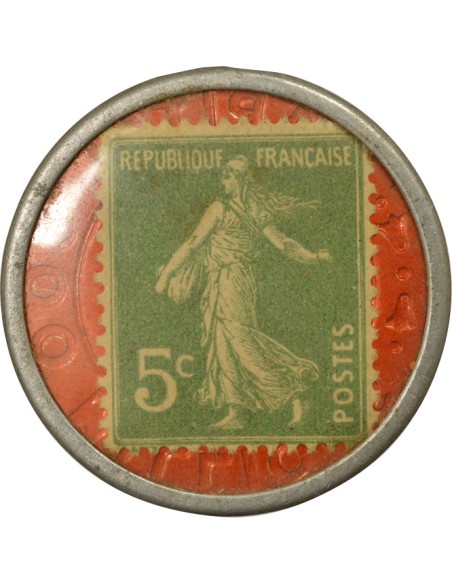 Timbre Monnaie - 5 Centimes