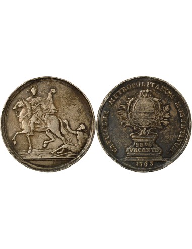 Etats Allemands (Mayence) Sede Vacante 1/2 thaler Argent