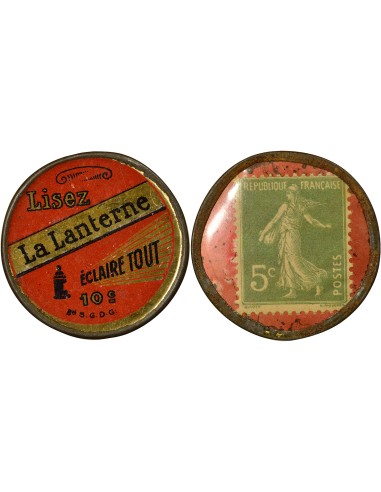 La Lanterne 5 centimes Aluminium A Paris