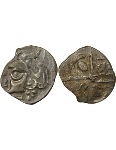 Gaule (Volques Tectosages) A la Tête cubiste 1 drachme Argent 297-281 Av JC