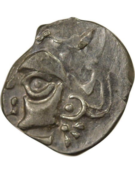 Gaule (Volques Tectosages) A la Tête cubiste 1 drachme Argent 297-281 Av JC