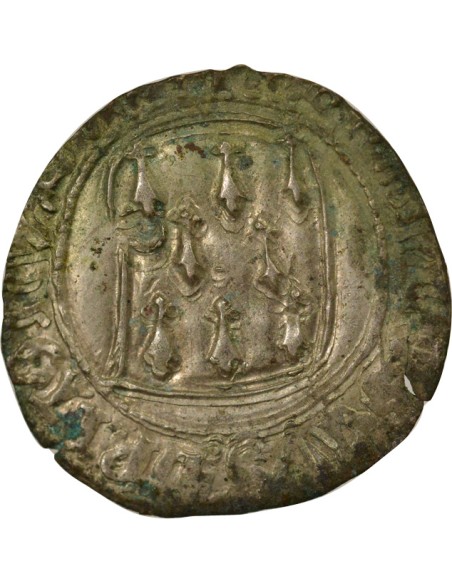 Duché de Bretagne François II de Bretagne A la Targe 1 blanc Billon 1458-1488 9 Rennes