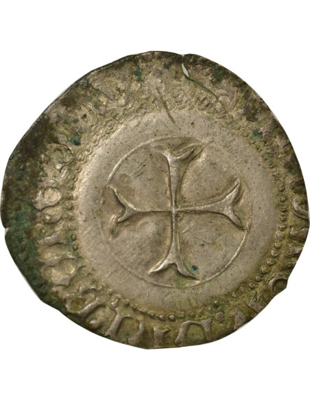 Duché de Bretagne François II de Bretagne A la Targe 1 blanc Billon 1458-1488 9 Rennes