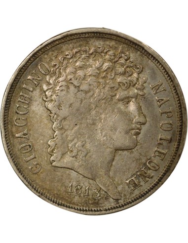 Joaquim Murat - 2 Lire Argent - 1813 Naples 2 lire Argent 1813 Naples