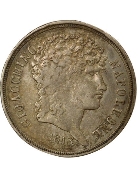 Joaquim Murat - 2 Lire Argent - 1813 Naples 2 lire Argent 1813 Naples