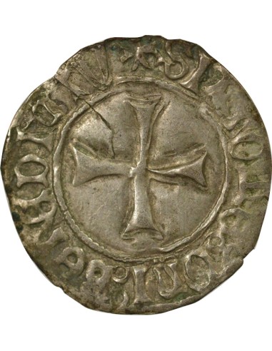 Duché de Bretagne François II de Bretagne à la Targe 1 blanc Billon 1458-1488 9 Rennes