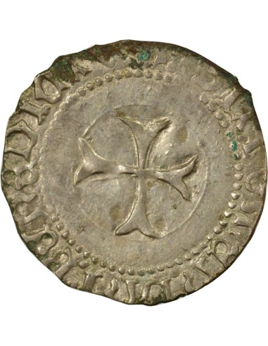 Duché de Bretagne François II de Bretagne à la Targe 1 blanc Billon 1458-1488 9 Rennes