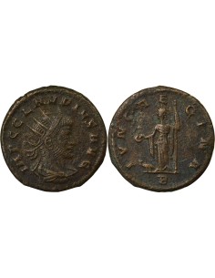 Rome Empire Claude II le Gothique Junon & Paon 1 antoninien Billon 269 R Rome